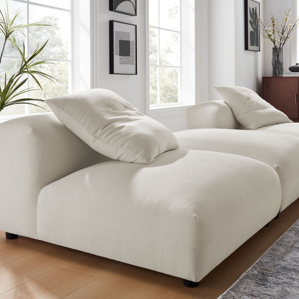 EEI-7029 Solace 3-Piece Modular Upholstered Fabric Sectional Sofa by Modway