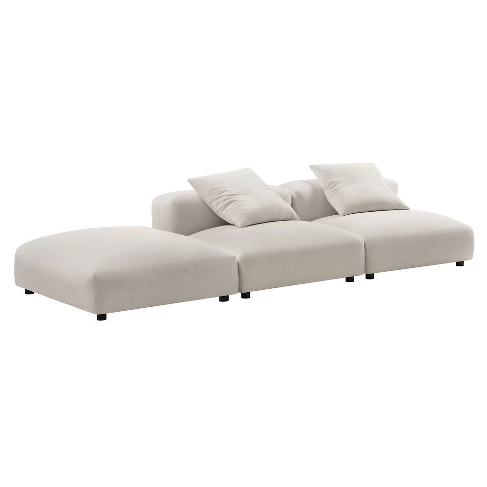 EEI-7029 Solace 3-Piece Modular Upholstered Fabric Sectional Sofa by Modway