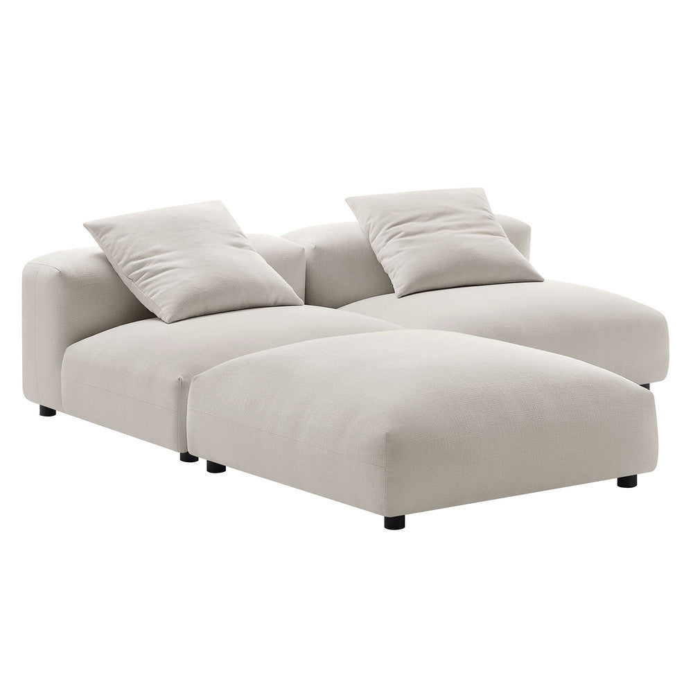 EEI-7029 Solace 3-Piece Modular Upholstered Fabric Sectional Sofa by Modway