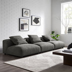EEI-7035 Solace 3-Piece Modular Upholstered Fabric Sofa by Modway