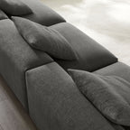 EEI-7035 Solace 3-Piece Modular Upholstered Fabric Sofa by Modway