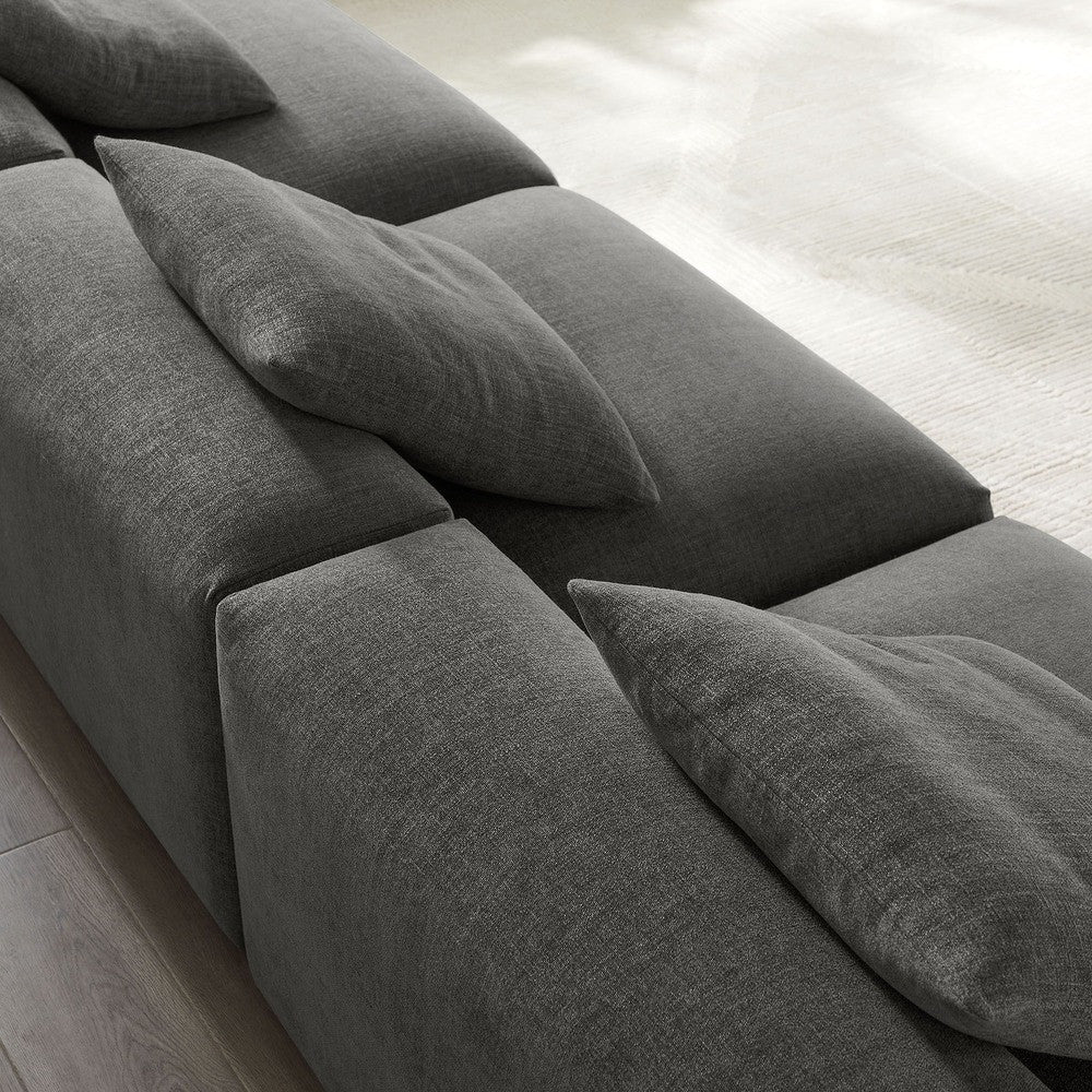EEI-7035 Solace 3-Piece Modular Upholstered Fabric Sofa by Modway