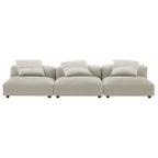 EEI-7035 Solace 3-Piece Modular Upholstered Fabric Sofa by Modway