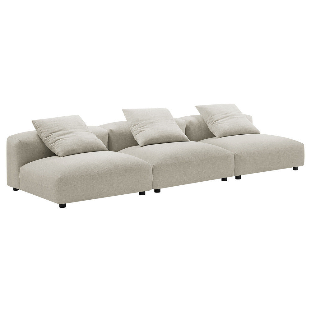 EEI-7035 Solace 3-Piece Modular Upholstered Fabric Sofa by Modway