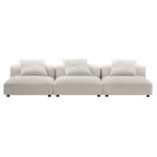 EEI-7035 Solace 3-Piece Modular Upholstered Fabric Sofa by Modway