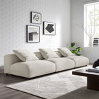 EEI-7035 Solace 3-Piece Modular Upholstered Fabric Sofa by Modway