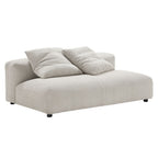 EEI-7032 Solace 4-Piece Modular Corduroy Upholstered Sectional Sofa With Ottoman by Modway