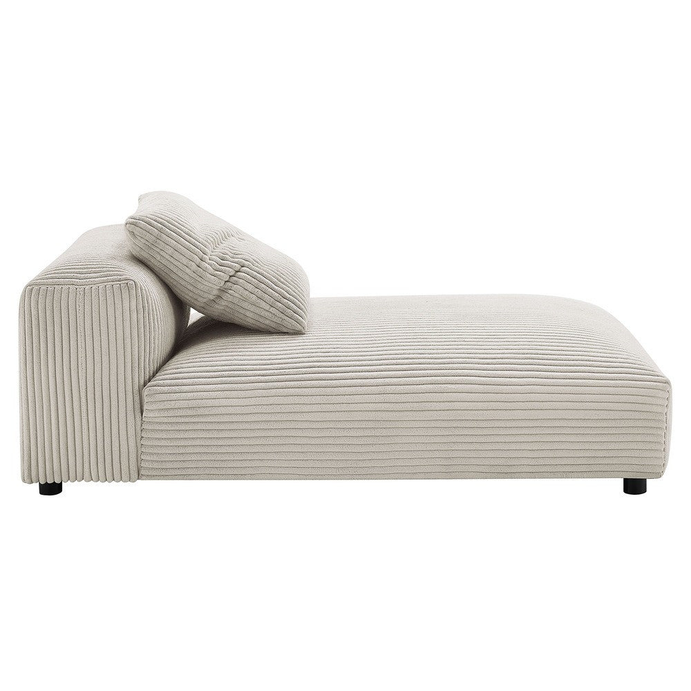 EEI-7032 Solace 4-Piece Modular Corduroy Upholstered Sectional Sofa With Ottoman by Modway