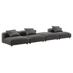 EEI-7027 Solace 4-Piece Modular Upholstered Fabric Sectional Sofa by Modway