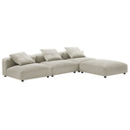 EEI-7027 Solace 4-Piece Modular Upholstered Fabric Sectional Sofa by Modway