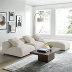 EEI-7027 Solace 4-Piece Modular Upholstered Fabric Sectional Sofa by Modway