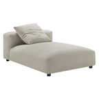 EEI-7033 Solace 4-Piece Modular Upholstered Fabric Sectional Sofa With Ottoman by Modway