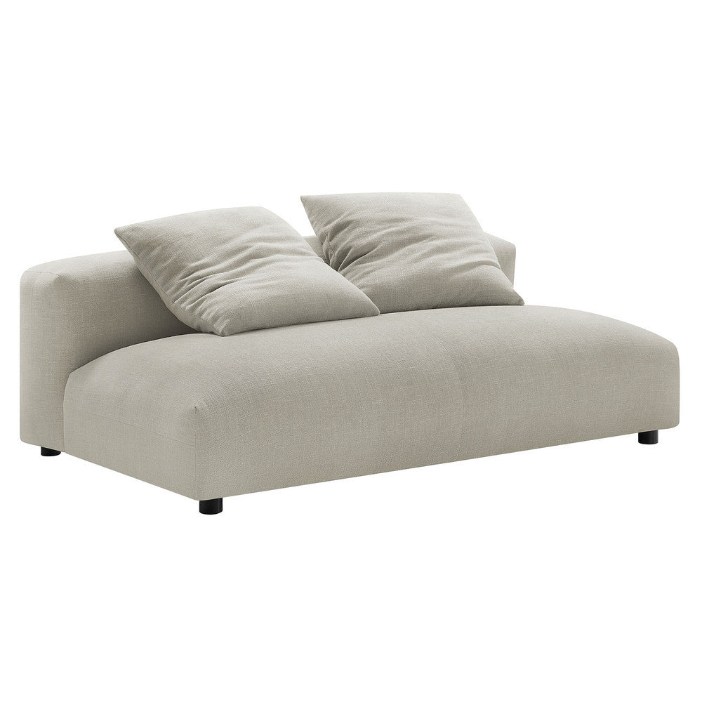 EEI-7033 Solace 4-Piece Modular Upholstered Fabric Sectional Sofa With Ottoman by Modway