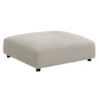 EEI-7033 Solace 4-Piece Modular Upholstered Fabric Sectional Sofa With Ottoman by Modway