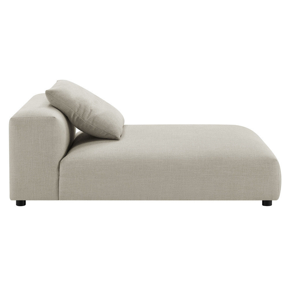 EEI-7033 Solace 4-Piece Modular Upholstered Fabric Sectional Sofa With Ottoman by Modway