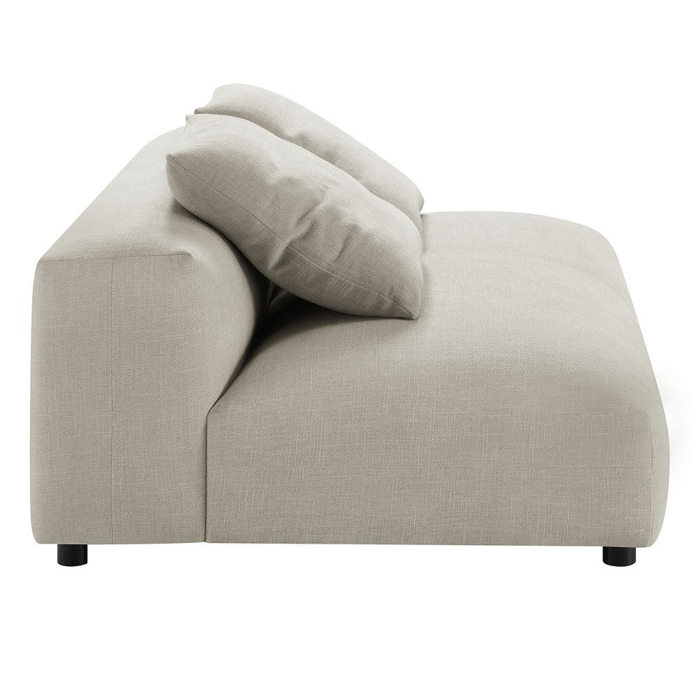 EEI-7033 Solace 4-Piece Modular Upholstered Fabric Sectional Sofa With Ottoman by Modway