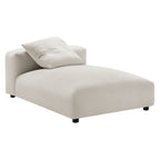 EEI-7033 Solace 4-Piece Modular Upholstered Fabric Sectional Sofa With Ottoman by Modway