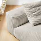 EEI-6884 Solace Modular Corduroy Upholstered Armless Chair by Modway