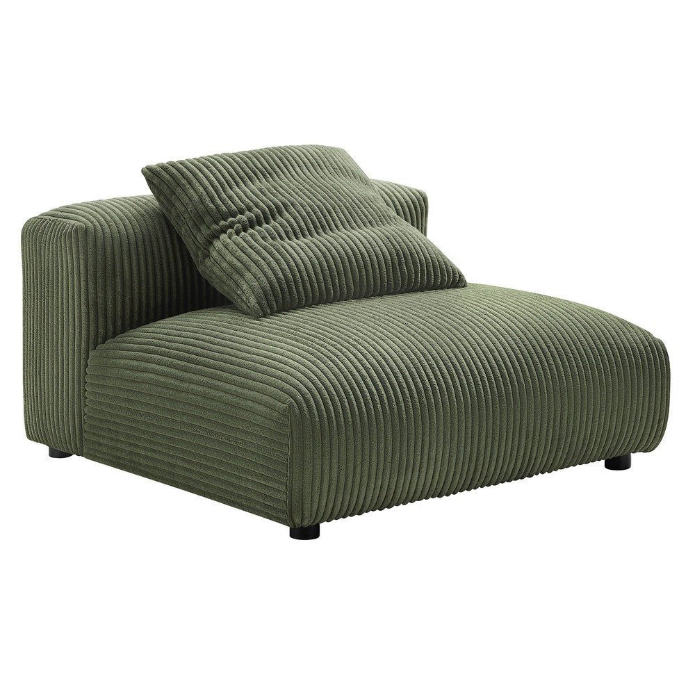 EEI-6884 Solace Modular Corduroy Upholstered Armless Chair by Modway