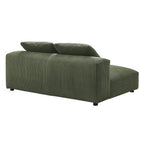 EEI-6890 Solace Modular Corduroy Upholstered Armless Loveseat by Modway