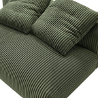 EEI-6890 Solace Modular Corduroy Upholstered Armless Loveseat by Modway