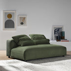 EEI-6890 Solace Modular Corduroy Upholstered Armless Loveseat by Modway