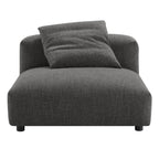 EEI-6885 Solace Modular Upholstered Fabric Armless Chair by Modway