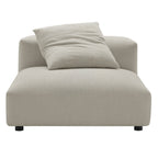 EEI-6885 Solace Modular Upholstered Fabric Armless Chair by Modway