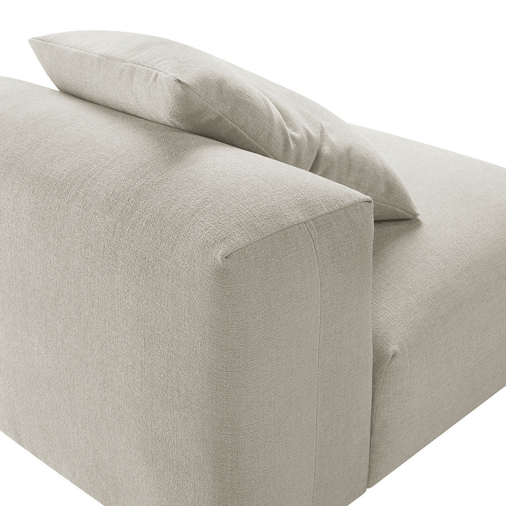 EEI-6885 Solace Modular Upholstered Fabric Armless Chair by Modway
