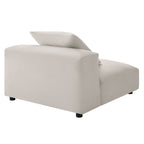 EEI-6885 Solace Modular Upholstered Fabric Armless Chair by Modway