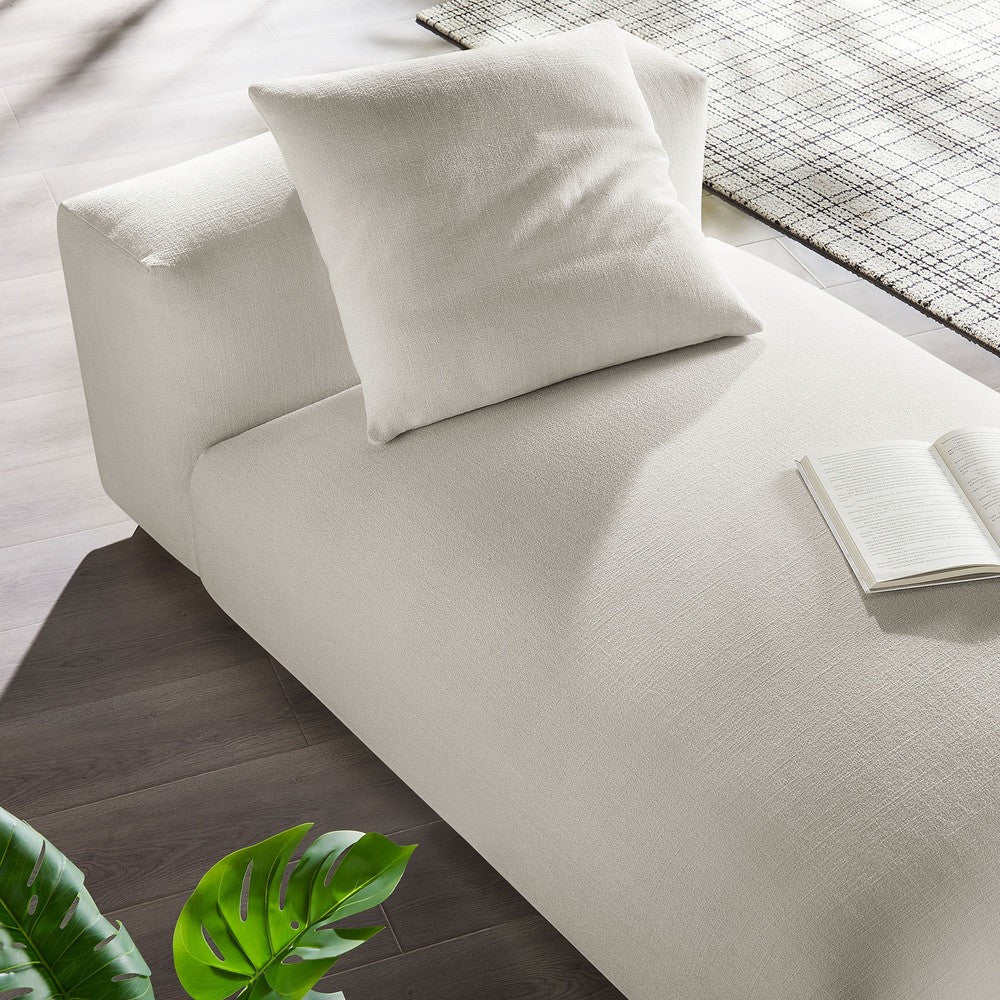 EEI-6887 Solace Modular Upholstered Fabric Armless Chaise Lounge by Modway