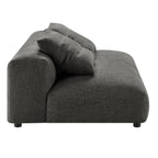EEI-6891 Solace Modular Upholstered Fabric Armless Loveseat by Modway