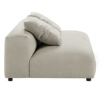 EEI-6891 Solace Modular Upholstered Fabric Armless Loveseat by Modway