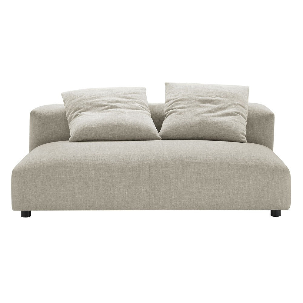 EEI-6891 Solace Modular Upholstered Fabric Armless Loveseat by Modway