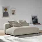 EEI-6891 Solace Modular Upholstered Fabric Armless Loveseat by Modway