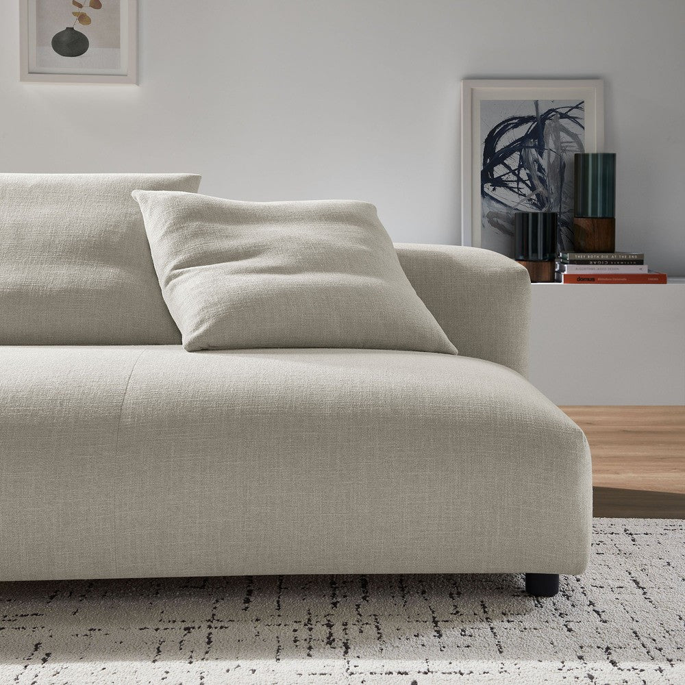 EEI-6891 Solace Modular Upholstered Fabric Armless Loveseat by Modway