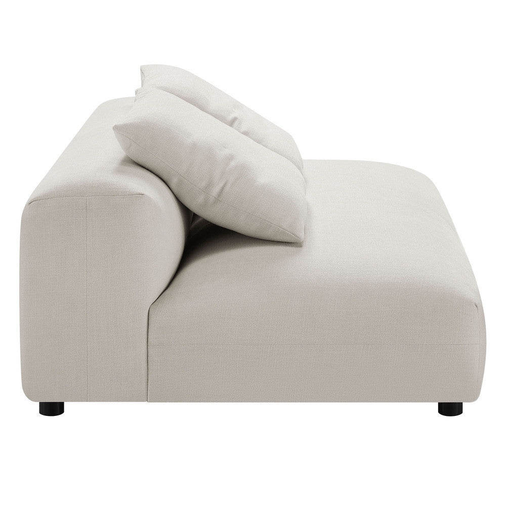 EEI-6891 Solace Modular Upholstered Fabric Armless Loveseat by Modway