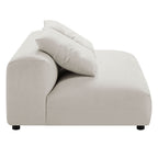 EEI-6891 Solace Modular Upholstered Fabric Armless Loveseat by Modway