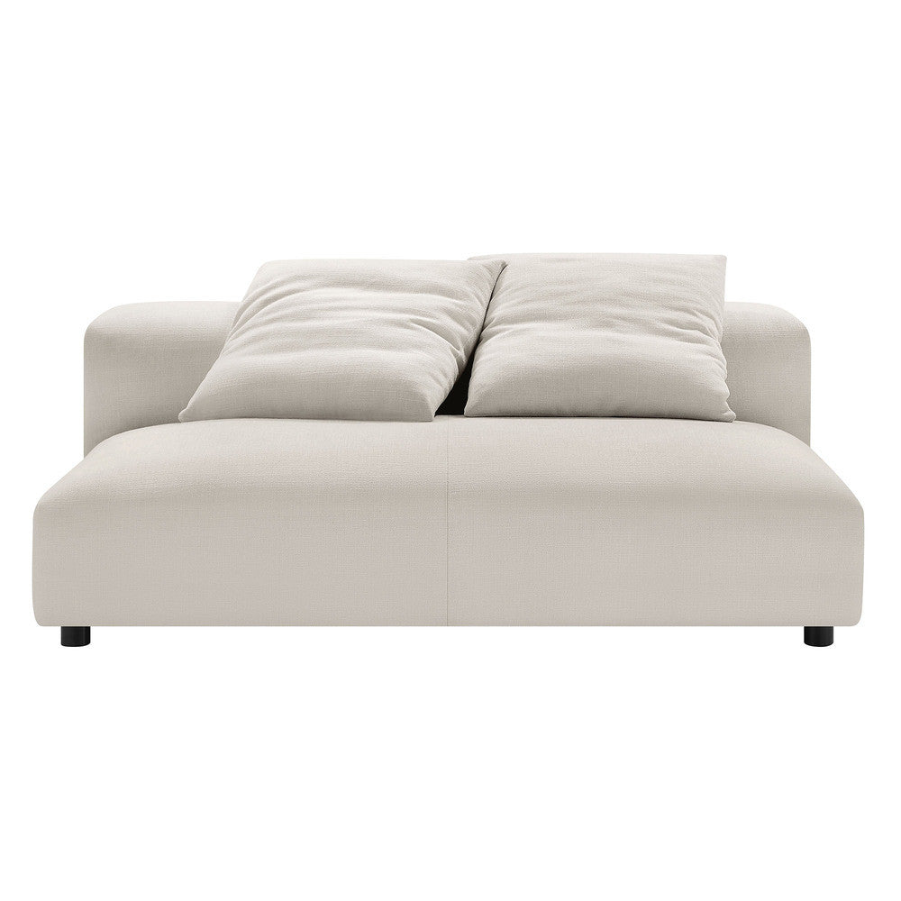 EEI-6891 Solace Modular Upholstered Fabric Armless Loveseat by Modway