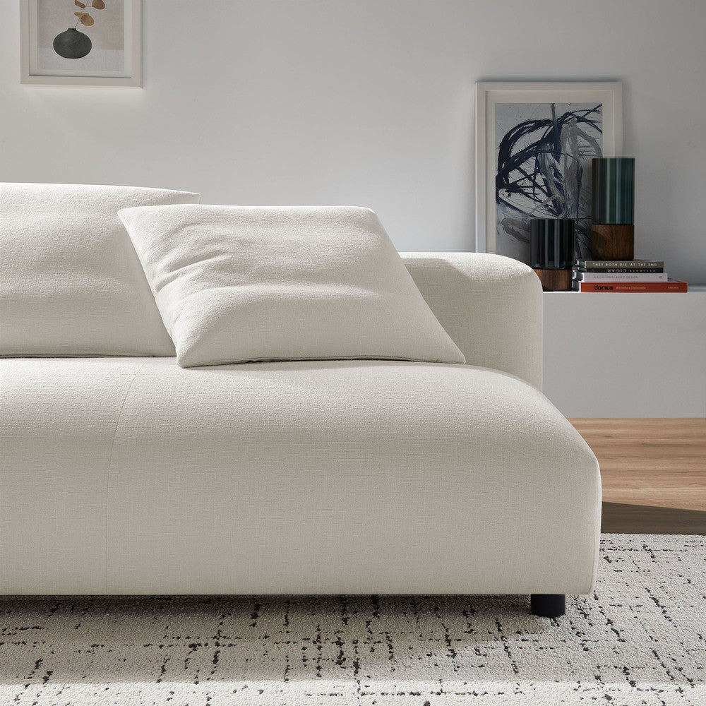 EEI-6891 Solace Modular Upholstered Fabric Armless Loveseat by Modway