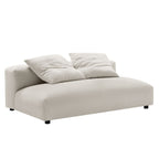 EEI-6891 Solace Modular Upholstered Fabric Armless Loveseat by Modway