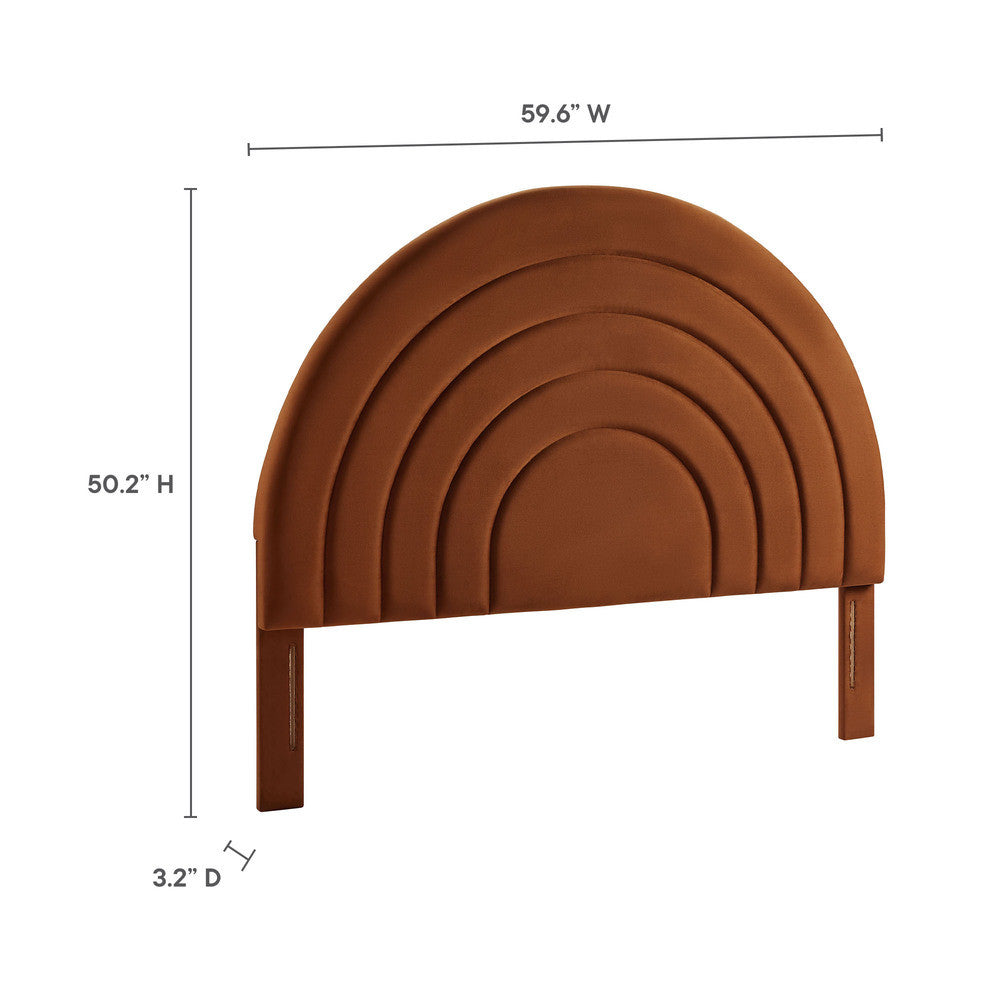 MOD-7170 Solana Arched Performance Velvet Full Headboard by Modway
