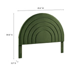 MOD-7172 Solana Arched Performance Velvet King Headboard by Modway