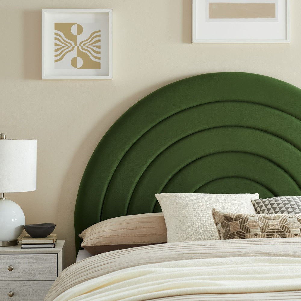 MOD-7172 Solana Arched Performance Velvet King Headboard by Modway