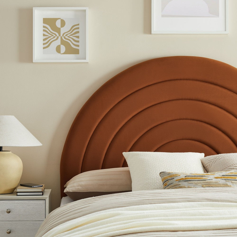 MOD-7172 Solana Arched Performance Velvet King Headboard by Modway