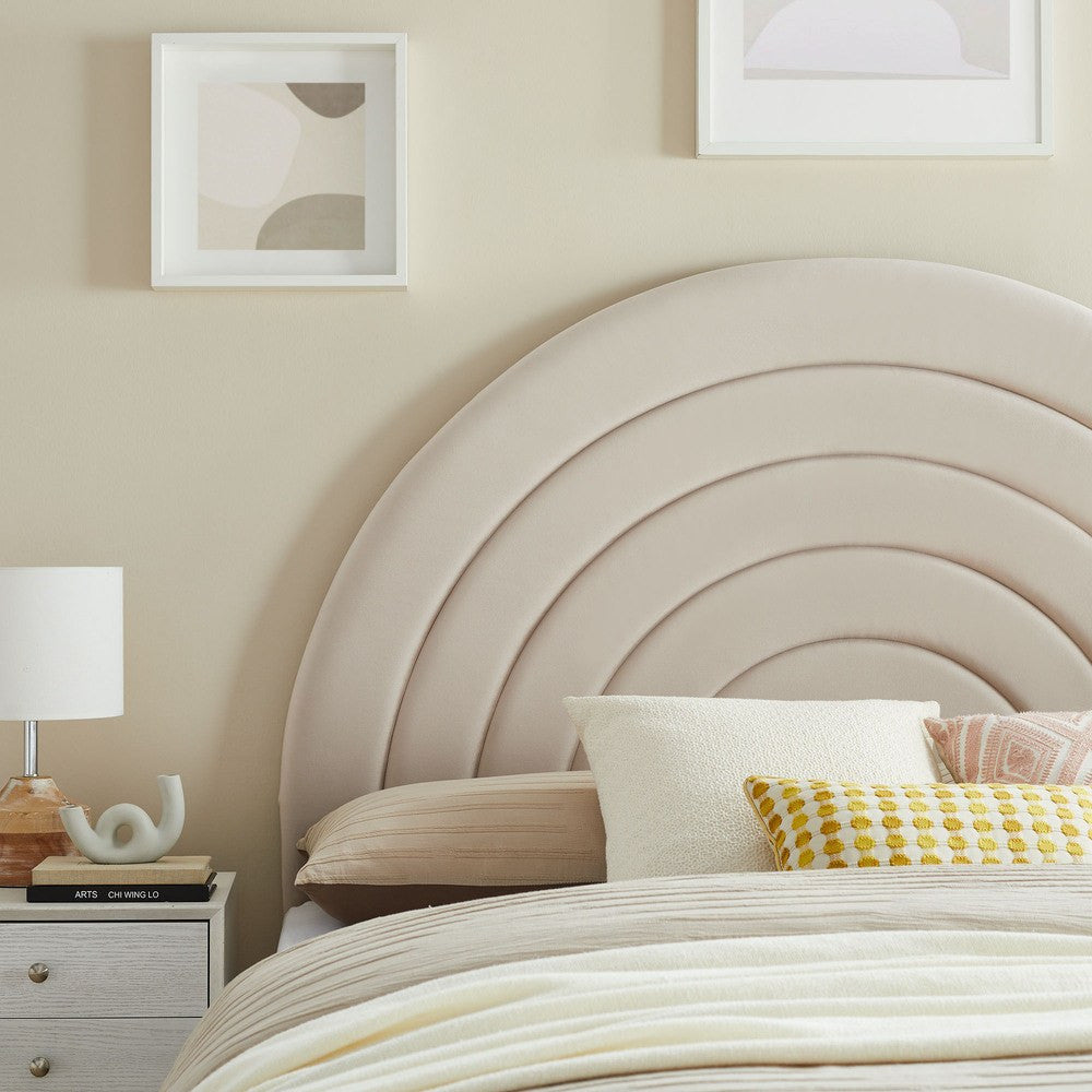 MOD-7171 Solana Arched Performance Velvet Queen Headboard by Modway