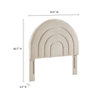 MOD-7169 Solana Arched Performance Velvet Twin Headboard by Modway