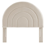 MOD-7169 Solana Arched Performance Velvet Twin Headboard by Modway