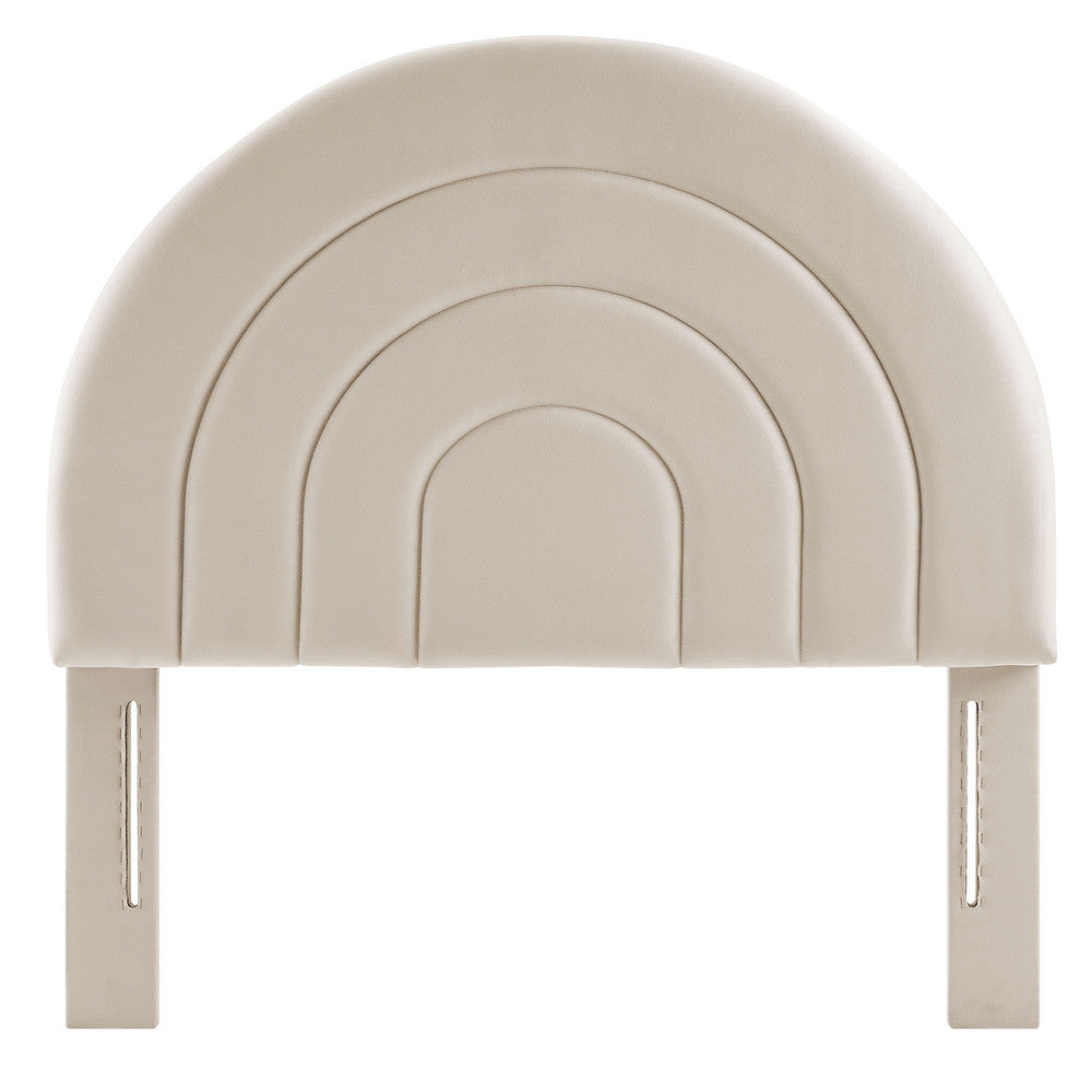 MOD-7169 Solana Arched Performance Velvet Twin Headboard by Modway