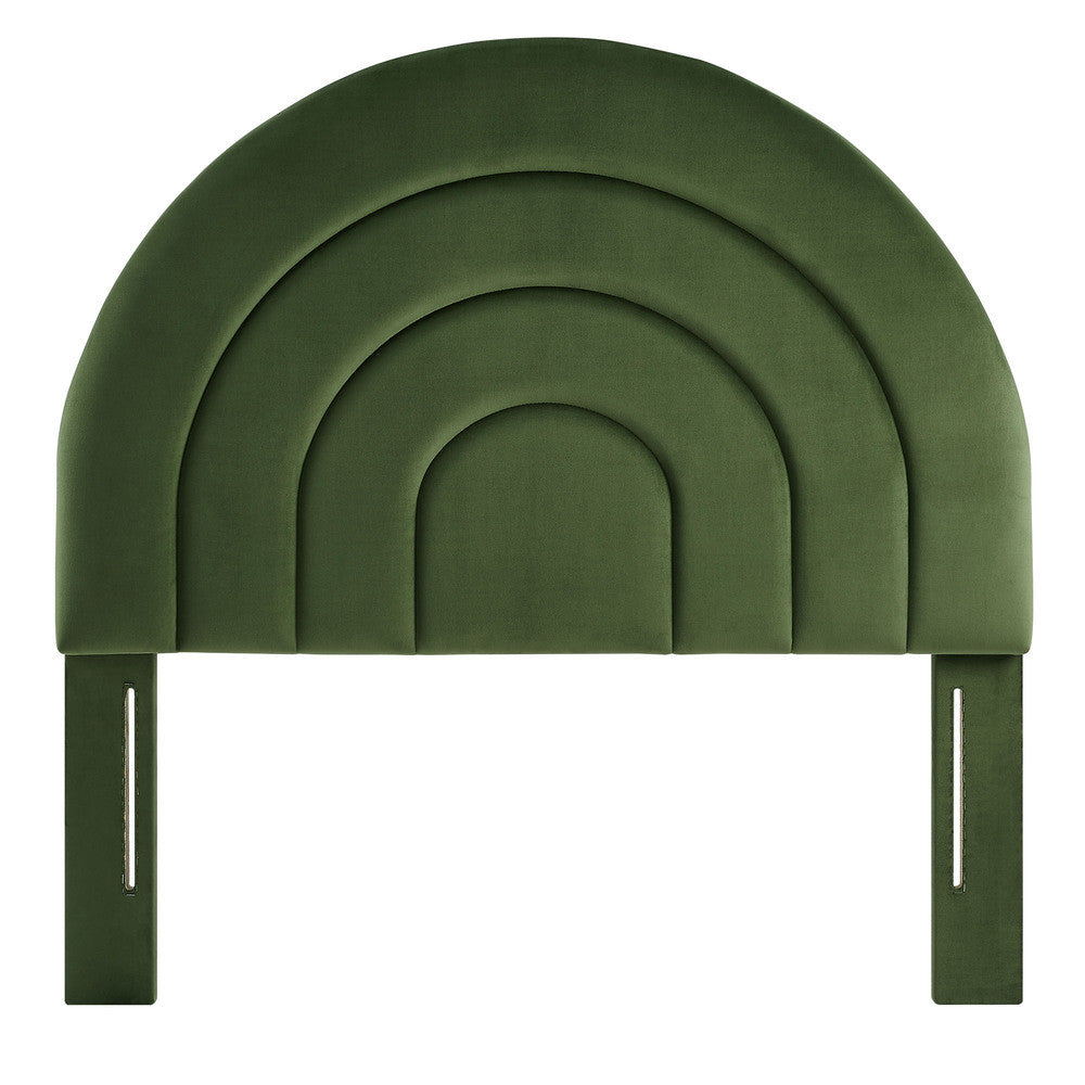 MOD-7169 Solana Arched Performance Velvet Twin Headboard by Modway